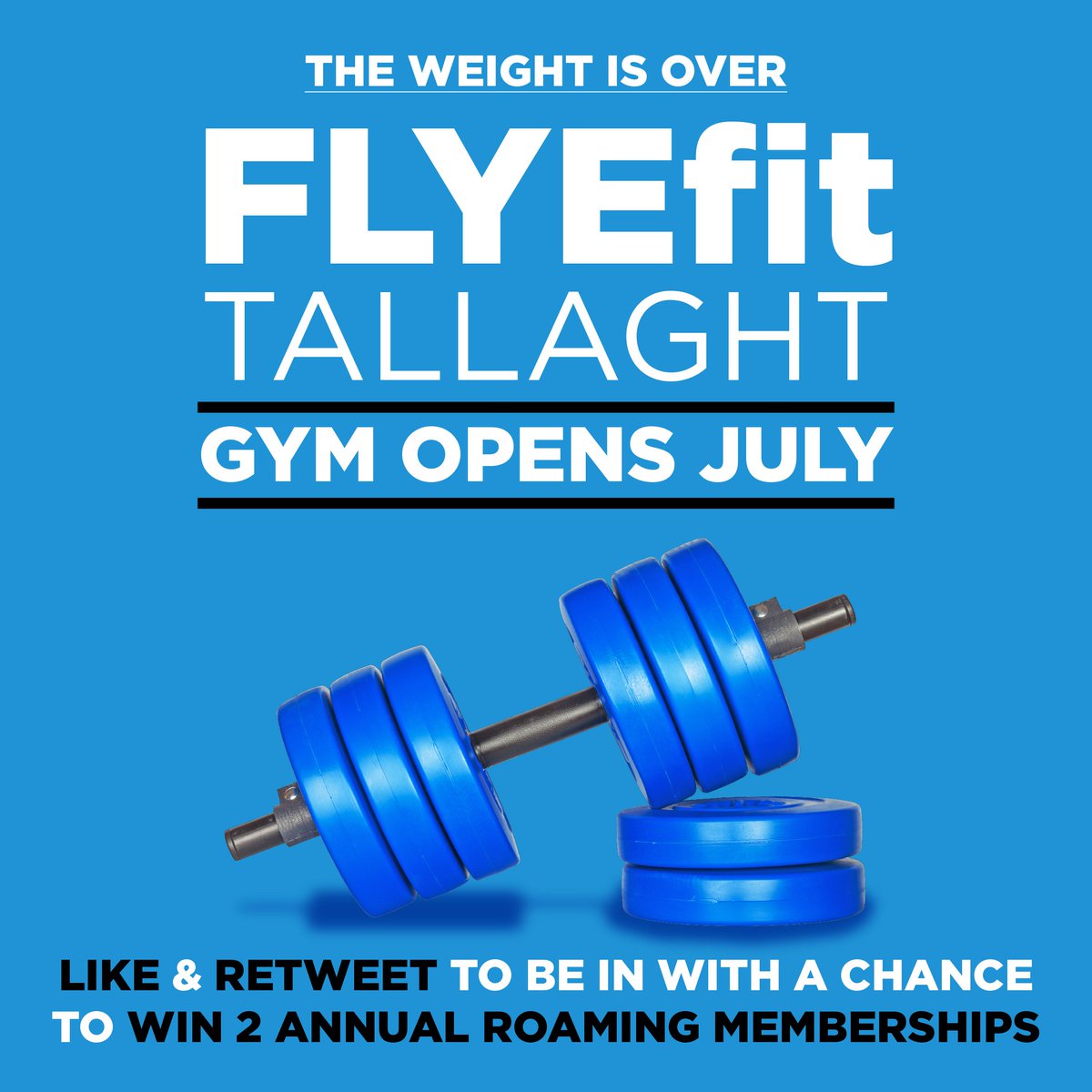 COMPETITION TIME! And it's not just a Stillorgan... We're also opening our doors in Tallaght next month and to celebrate we're giving away another two annual roaming memberships. LIKE and RT this post for a chance to win! #Gym #Win