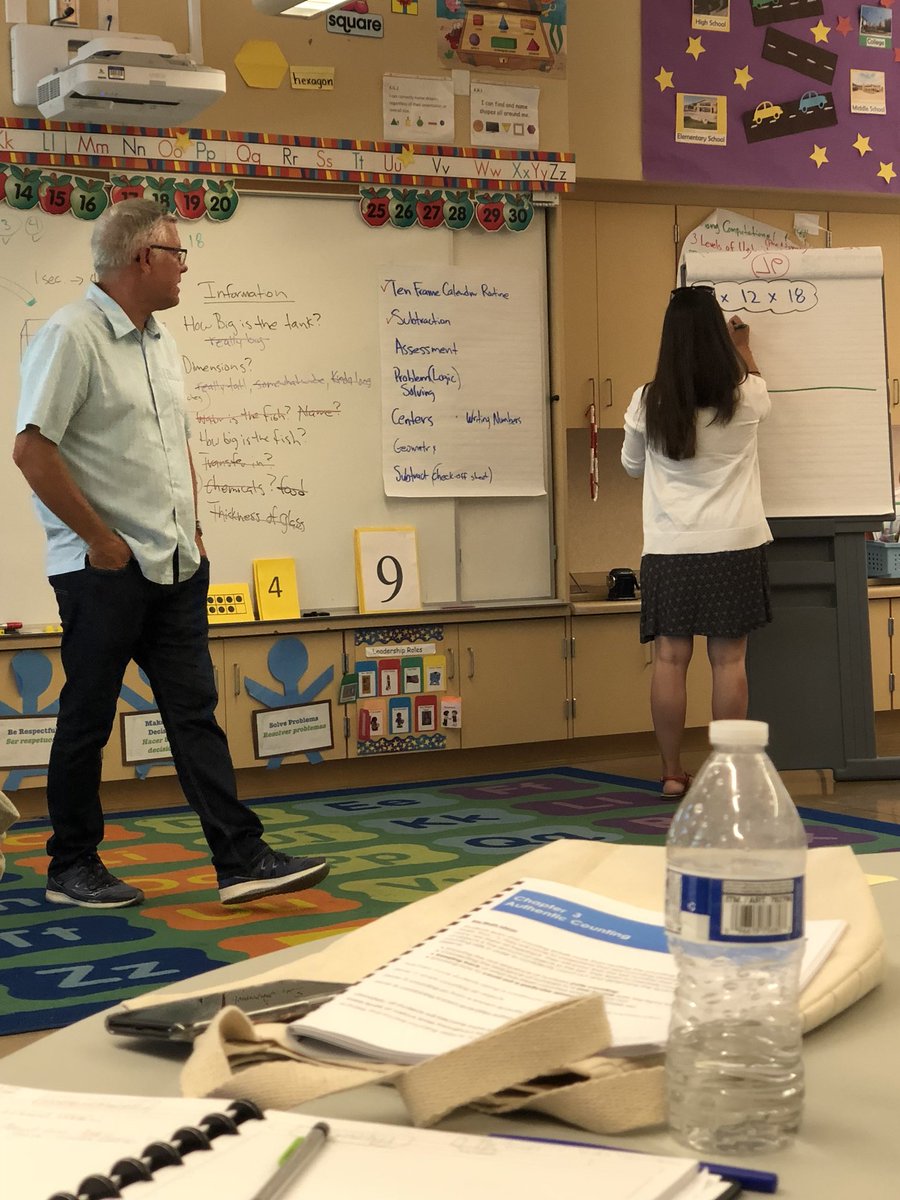 BeccaDietor's tweet image. Morning math training w @mike_fitchett and #SMETigerWay Ts! @allisonbfoster #JAGMathLab