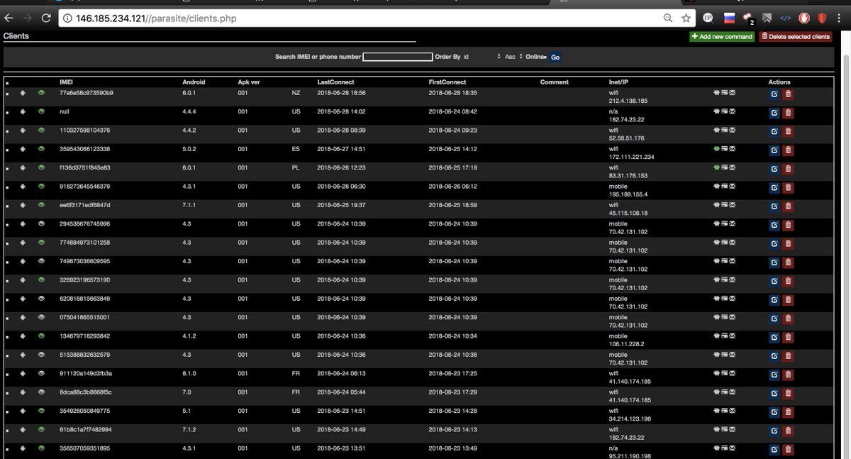 4chr4f2's tweet image. #MysteryBot #androidbot C2 - 146[.]185.234.121/parasite/login.php
4d61192fd40345c17805f79055ccdad22ef8ae89
thanks to @virqdroid
