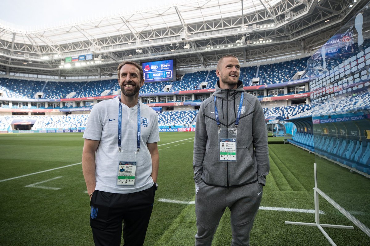 Taking in the atmosphere. <a href="/GarethSouthgate/">Gareth Southgate</a> <a href="/ericdier/">Eric Dier</a> 
#ENG #England #ENGBEL #EnglandvBelgium #ThreeLions 

<a href="/eddie_keogh/">Eddie Keogh</a> for <a href="/FA/">The FA</a> 

SilverHub have now joined with <a href="/wonderhatchUK/">Wonderhatch</a> Follow us to keep up to date with all our news.