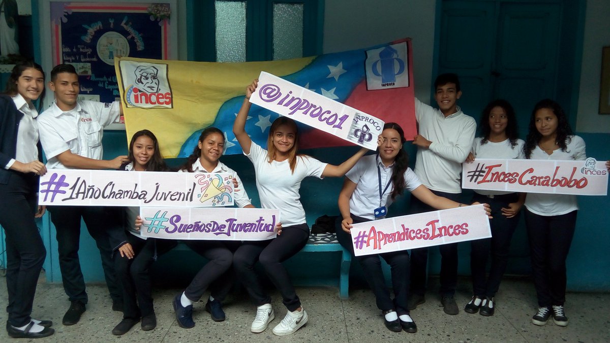 INPROCO1's tweet photo. @pna_carabobo Más que un Plan #Chambajuvenil es una Gran Oportunidad para que tus #SuenosDeJuventud sean una Realidad #AprendicesInces https://t.co/ZgME03pSC8