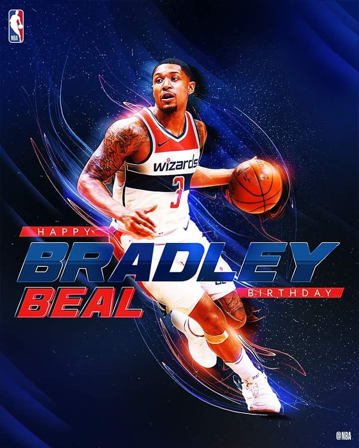 Join us in wishing a Happy 25th Birthday to Washington Wizards All-Star, Bradley Beal! 