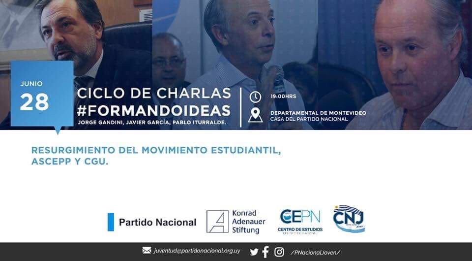 natiborrazas_'s tweet photo. Ciclo de charlas #FormandoIdeas @kasmontevideo @CDJ_Montevideo @PNacionalJoven https://t.co/LV5Uf6vMvy