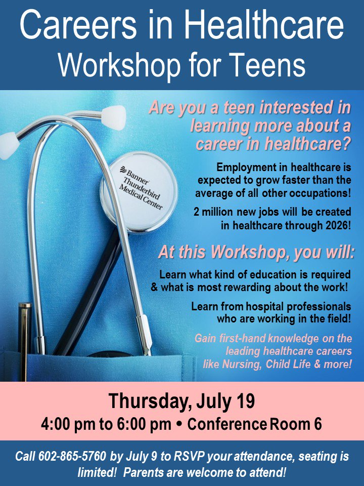 Bannerhealth Careers On Twitter Are You A Teen Interested In