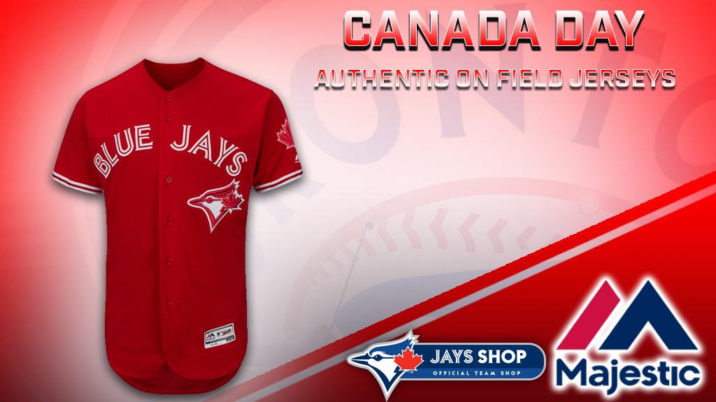 blue jays red canada day jersey