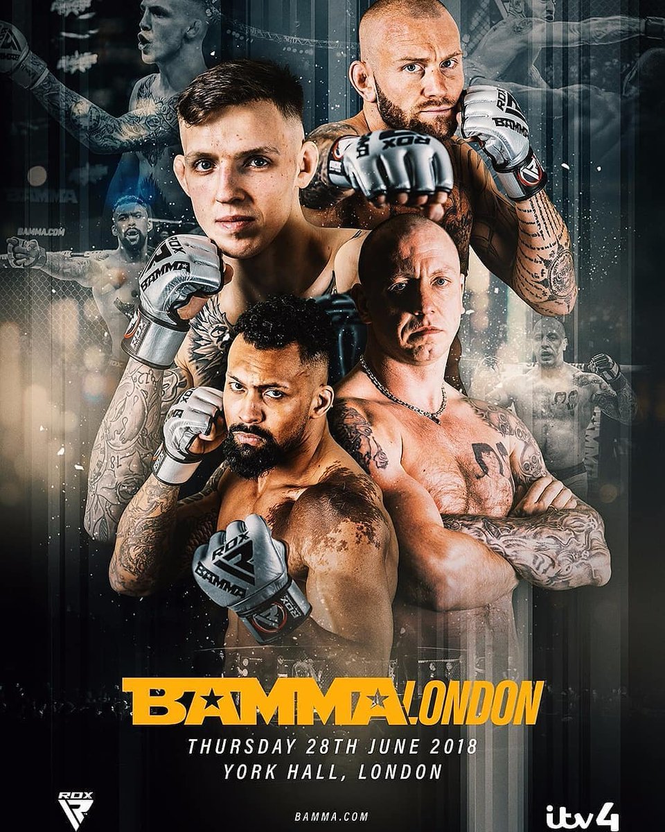 MediaFightpro's tweet photo. It's Fight Day is here!!!
@rhysmckeemma vs @terrybrazier for #WorldTitle 👊🔥 #BAMMALondon #bamma #yorkhall #london #england #mma #mmanews #MixedMartialArts #martialarts #fightnews #boxing #kickboxing #sport #combatsports #ufc #bellatormma #ONEChampionship #bjj #jiujitsu #judo https://t.co/qlLTNhtjxr