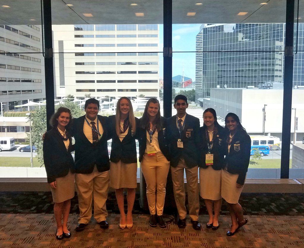 Ohio FBLA State Officer Team @OhioFBLA <a href="/FBLA_National/">FBLA National</a>  #nlc18