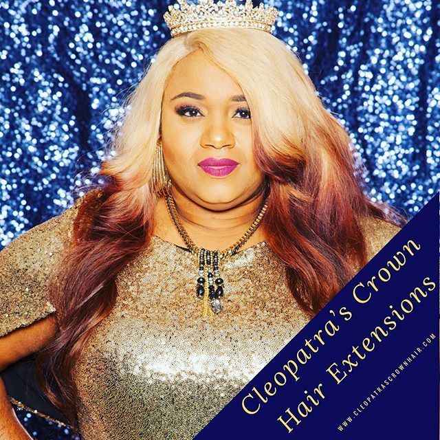 CleopatrasCrown's tweet photo. Hey #Queens. Are you 
loving our CEO @phenomenalcleopatra in our #CleopatrasCrownHairExtensions #CrownedLikeRoyalty™ Russian 613 Blonde Body Wave 22”-24”-26” #Bundles with a 20” closure custom colored, like we do???!!! YAAAAAS!!!
————————————————
You… https://t.co/QQiHgnpmKB https://t.co/V5o3WeBfrJ