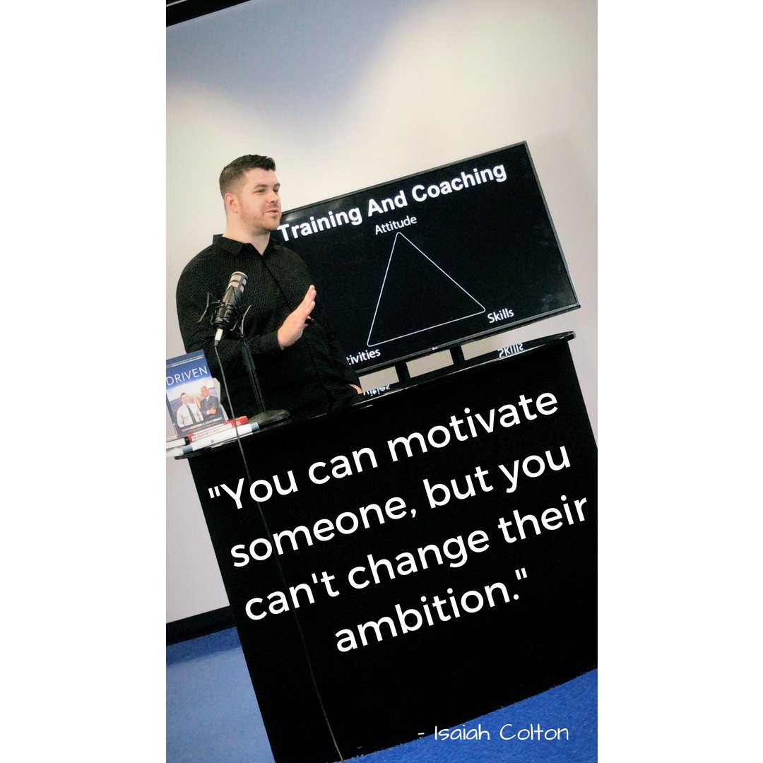 isaiahcolton's tweet photo. AMBITION👊🔑💪Do you have it?! YOU NEED IT! Follow and subscribe to see how our ambition DRIVES US! #isaiahcolton #realagentpro #ULM And don't forget to pick up my book, "DRIVEN", a collaboration with @BrianTracy on @amazon 📚💥#author #entrepreneur #briantracy #foodforthought https://t.co/ZJTS6Y2lRl
