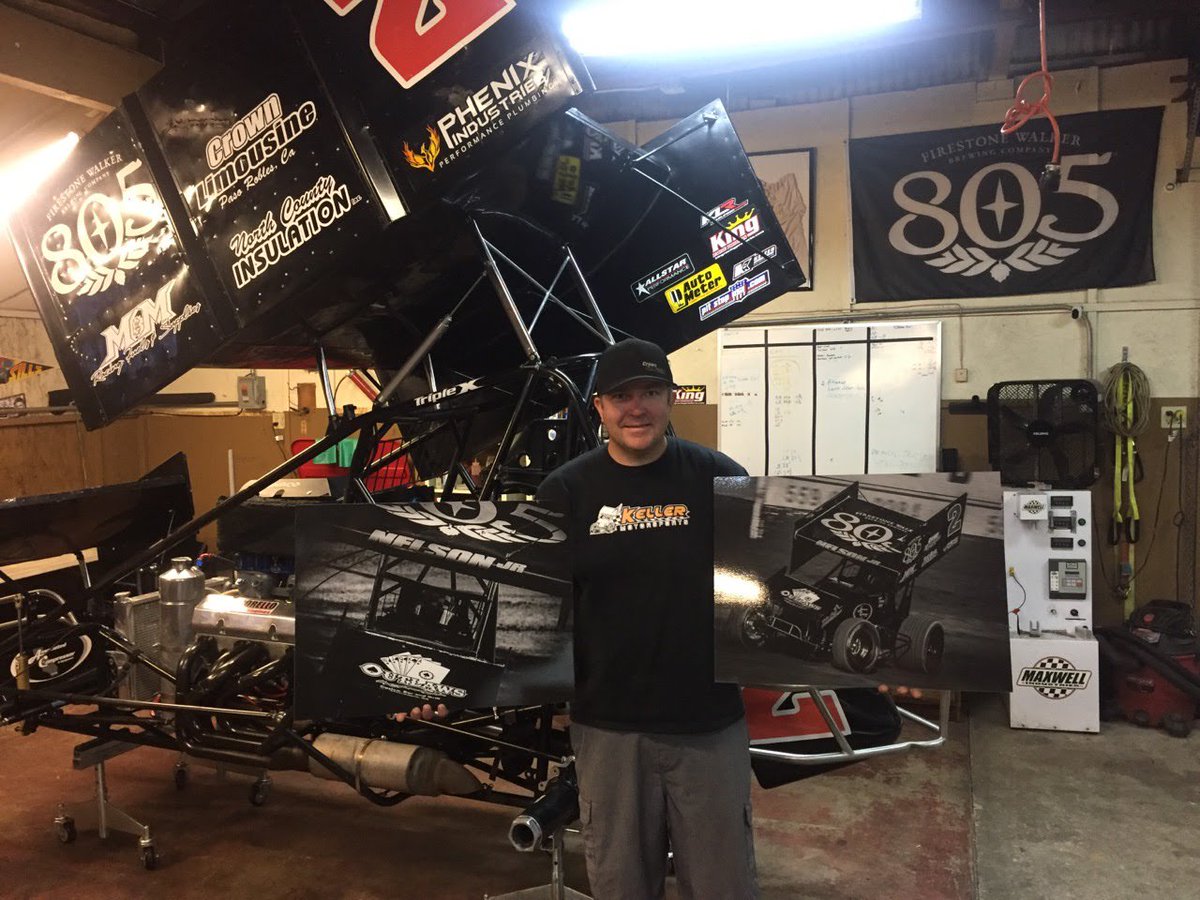The 805 boys, the Keller Motorsports racing team, recently ordered a couple of 18" x 24" black &amp; white aluminum prints for one of their sponsors! Thank you, Keller Motorsports!