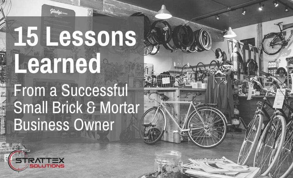 15 Lessons Learned From a Successful Brick &amp; Mortar Business Owner.
 buff.ly/2t3aofA