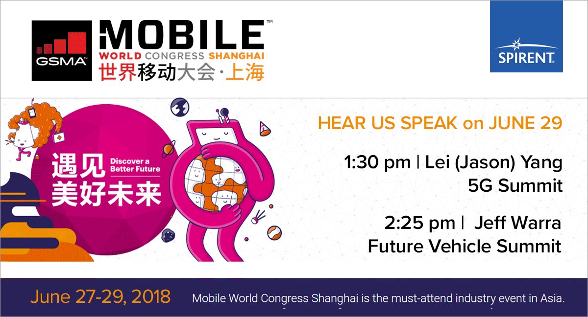 Attending #MWCS18? Hear Spirent Automotive experts speak about service assurance for virtualized & hybrid networks and how to optimize testing of in-car & #V2X connectivity on Jun 29! #AutomotiveEthernet
bit.ly/2MwaUtZ