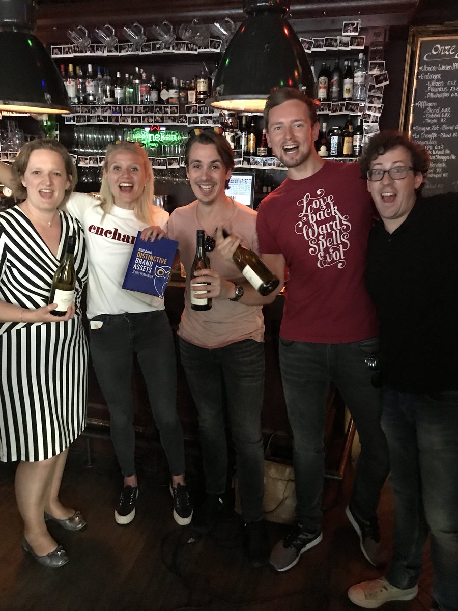 And the winners are: the science team, congrats!! Price: wine and #jenniromaniuk’s book!