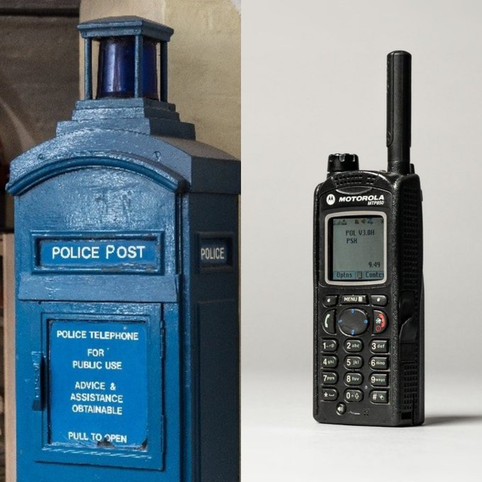 westdownsnhw's tweet image. sussex_police : Once there were police boxes and pillars placed around towns and villages. These were the sole contact with the police station or HQ. They were phased out from 1968. Now, PCs have radios and mobile phones to keep in touch #ThrowbackTh… )