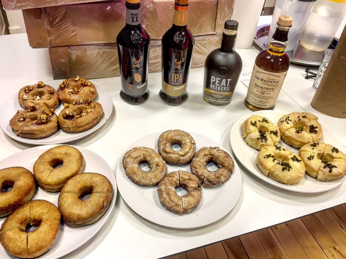 Getting ready for this amazing whisky, films and doughnuts pairing. Today from <a href="/ttm_agency/">Tourism Marketing Agency</a> @Tantrumdoughnut <a href="/GlenfiddichSMW/">Glenfiddich Whisky</a> #glenfiddichipa <a href="/BalvenieUK/">The Balvenie UK</a> <a href="/peatreekers/">Peatreekers</a>