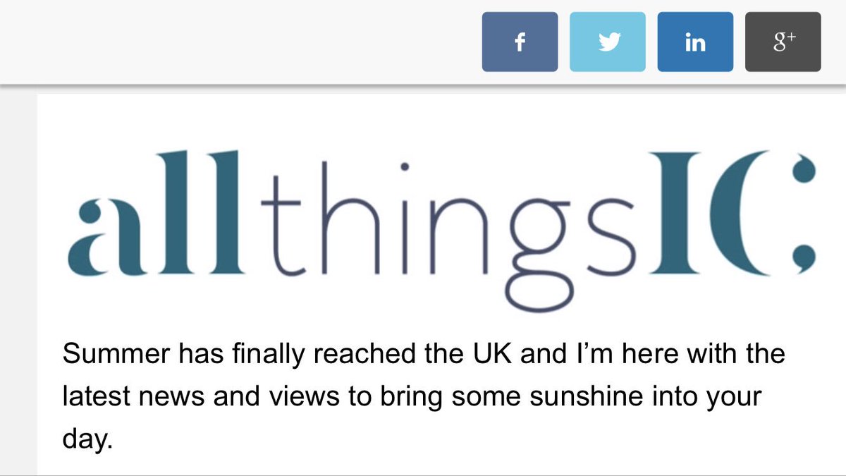 DanHoldenUK's tweet photo. Nice evening catching up on the latest @AllthingsIC newsletter #ICComms https://t.co/B38heTiYyh