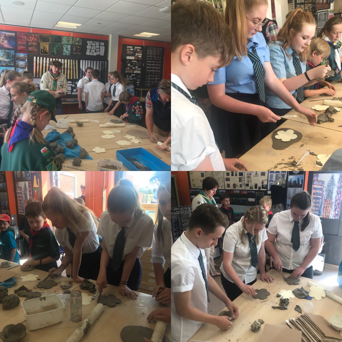 Bore llwyddiannus iawn yn yr Adran Gelf!! Diolch i <a href="/mons_district/">Monmouthshire District Scouts</a>  am ddod heddiw!!! <a href="/WTMonmouth/">Welcome to Monmouth</a> <a href="/YsgolGwynllyw/">Ysgol Gymraeg Gwynllyw</a> <a href="/bbceducation/">BBC Education</a> <a href="/BBCCymruFyw/">BBC Cymru Fyw</a> <a href="/S4C/">S4C 🏴󠁧󠁢󠁷󠁬󠁳󠁿</a> <a href="/scouts/">Scouts</a>