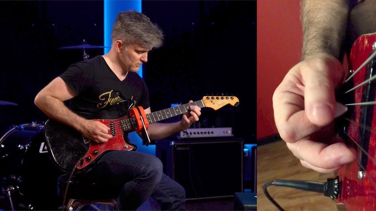 codegtr's tweet image. Here's a cool idea that popped up during some routine practice. Triplets cause the picking to flip, but with a crosspick-style motion path, you won't really feel the difference between the inside &amp;amp; outside string changes…opening up creative possibilities!
youtube.com/watch?v=8Axr5q…