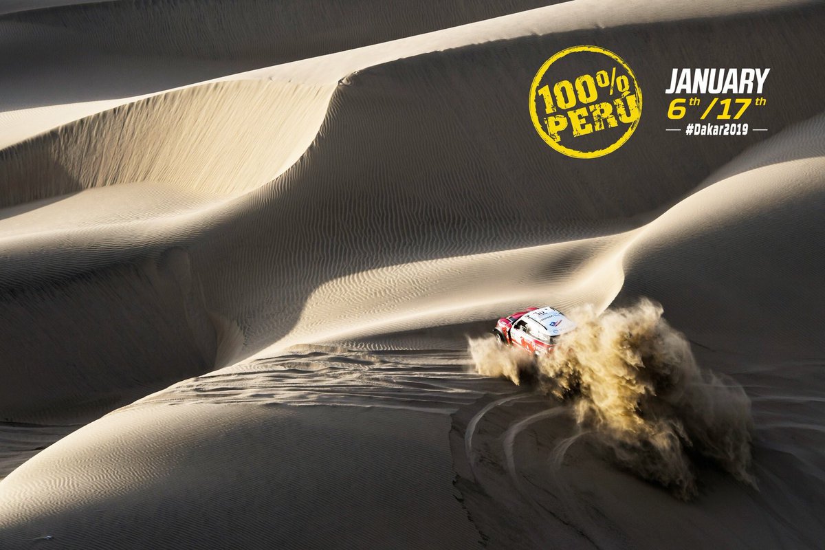 Nos vemos en Lima... 
El Dakar fue declarado hoy por el gobierno peruano como un « Evento de Interés Nacional ». ¡Nos vemos en la salida el próximo 6 de enero!

Dream. Dare. LIVE IT!
#Dakar2019