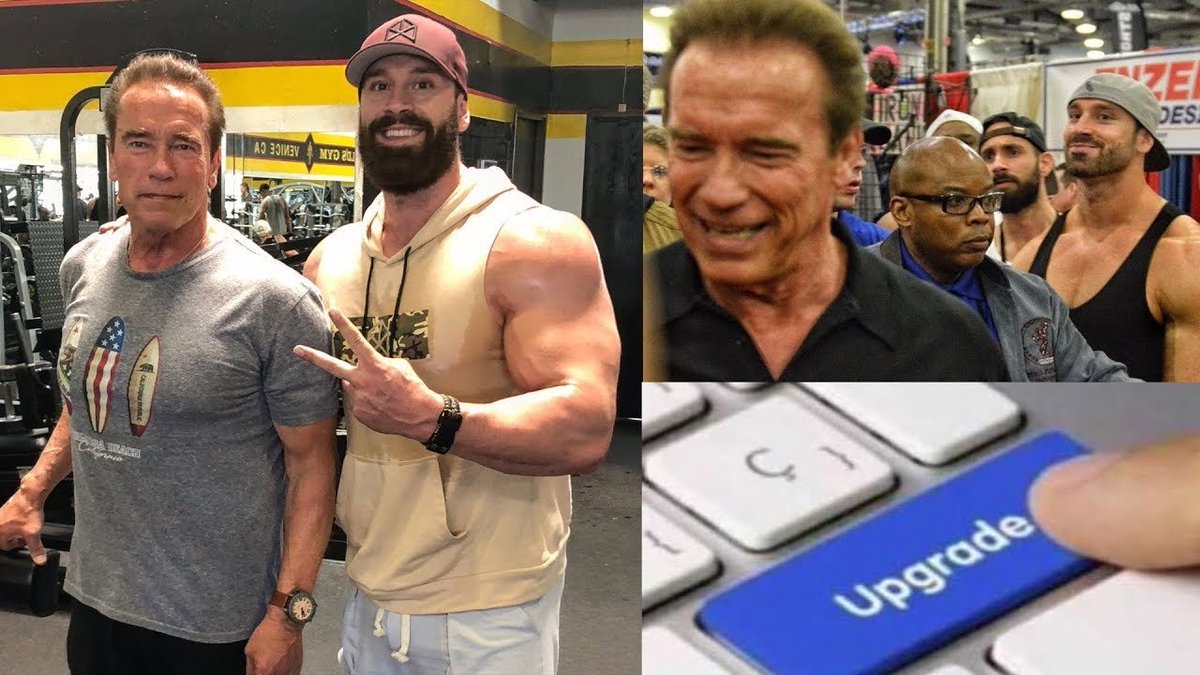 IRONBORNUK's tweet photo. TRAINING WITH ARNOLD AT GOLDS GYM... https://t.co/jVEOn45vIg https://t.co/Bv2v35bTSo