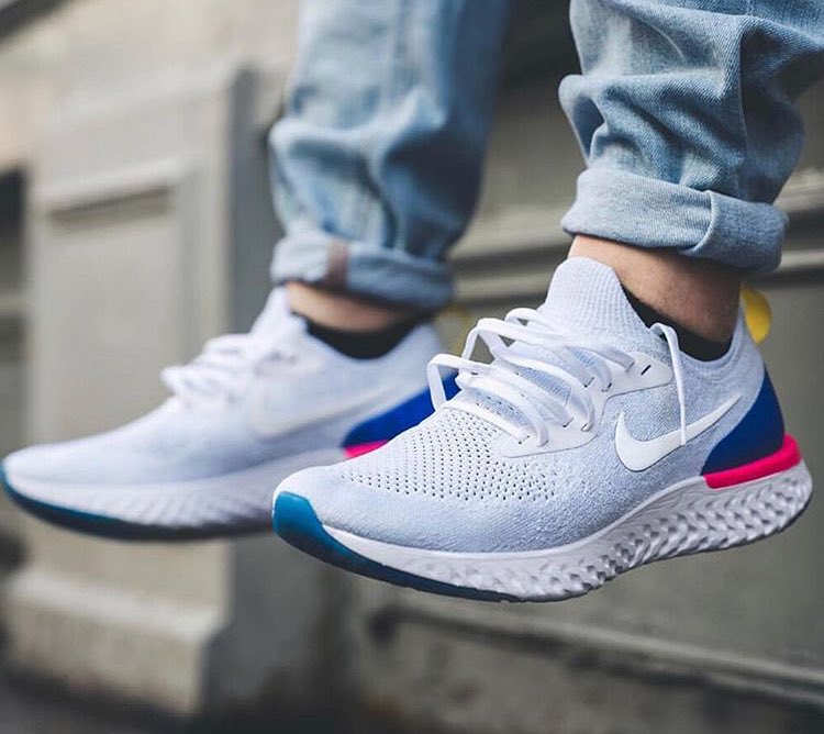 nike epic react blue polarized