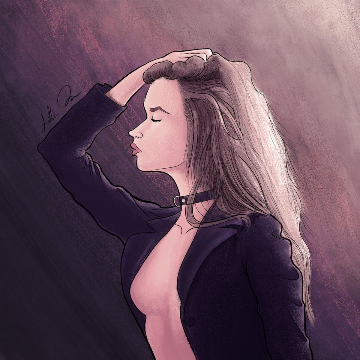 Art21994's tweet photo. Model~ Coloring and speed practice. #CLIPSTUDIOPAINT #DigitalArtist #digitalart #daub #portrait #model #painting https://t.co/o16KOdRtzn