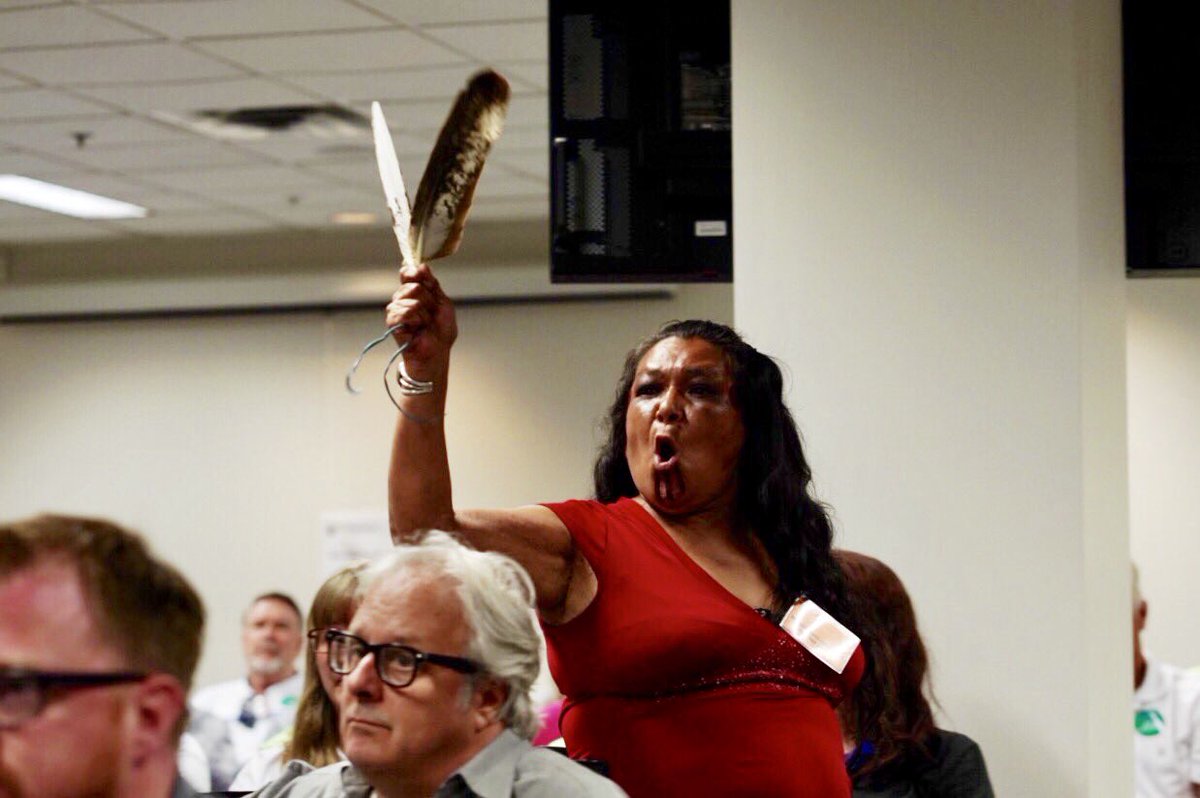 powershiftnet's tweet image. BREAKING: “You have just declared war on the Ojibwe.” MN PUC is officially approving the #Line3 pipeline. They chose to side with big oil, to betray the people of Minnesota. 

This is an attack on tribal communities, clean water, &amp;amp; our climate. 
We will #StopLine3. #WaterIsLife