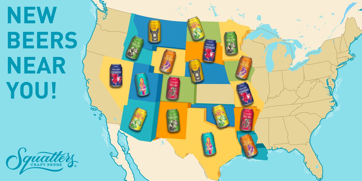 squattersbeers's tweet photo. Ask and you shall receive. We are now distributing Chasing Tail Orange and Hop Rising Tropical NATIONALLY! We're not in all 50 states yet, but it sure is a great excuse for a road trip!#FindTheBeer #BeerMission #ILoveCraftBeer #ChasingTailOrange #HopTrop #SquattersBeers https://t.co/lL71RqNejw