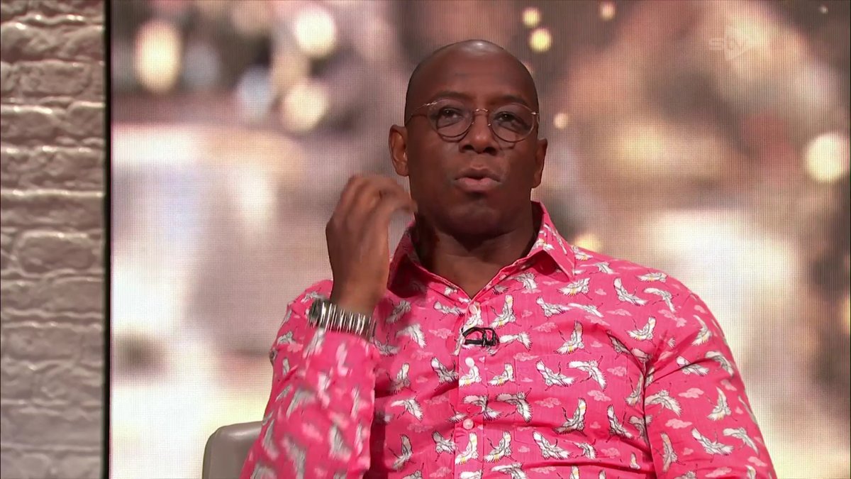 Ladbrokes's tweet photo. Ian Wright's wardrobe, the gift that keeps on giving 😂👏🏼 https://t.co/rpr3Ll44G6