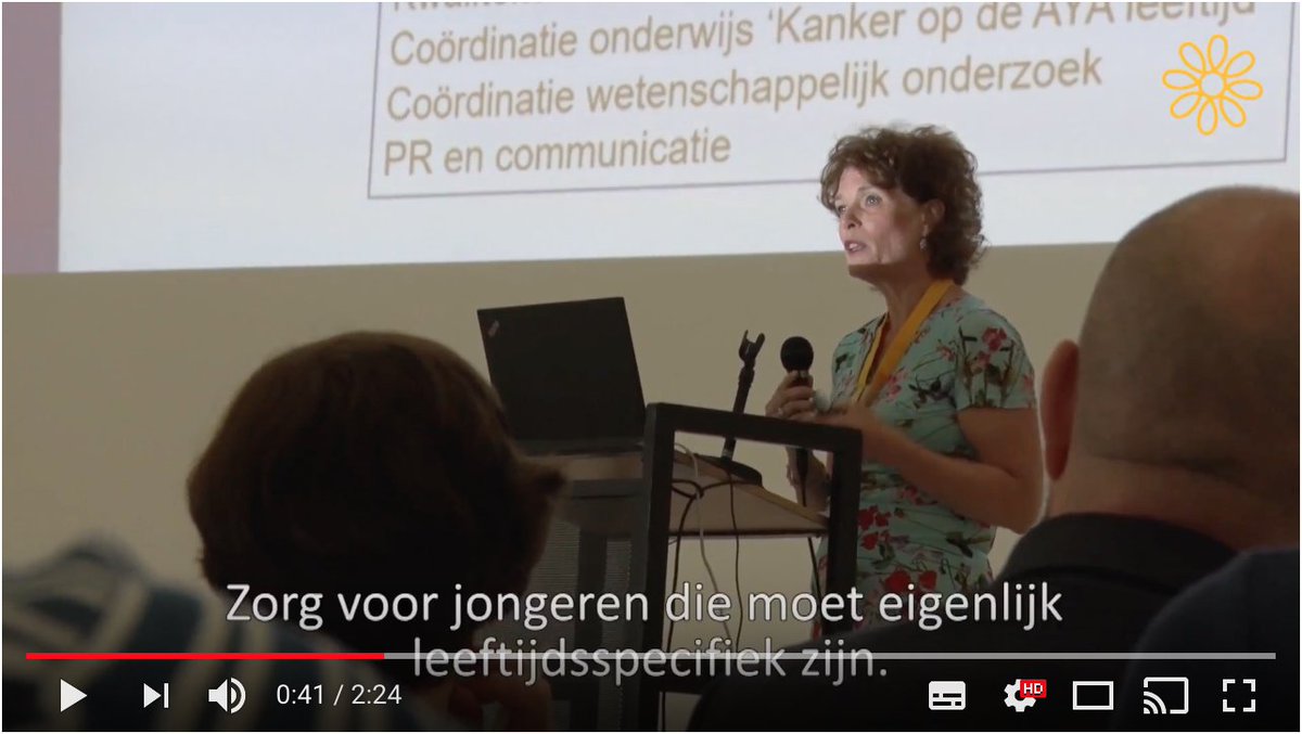In mei was Dr. Eveliene Manten-Horst namens het Nationaal AYA 'Jong &amp; Kanker' Platform op bezoek bij onze zuiderburen voor het eerste Belgisch AYA Congres: 'Jong en kanker!?'
Kom op Tegen Kanker maakte deze mooie video 👉bit.ly/2tJKY6t
<a href="/KOTKanker/">Kotkanker</a> <a href="/AYAEveliene/">Eveliene Manten</a> <a href="/OlgaHusson/">Olga Husson</a>