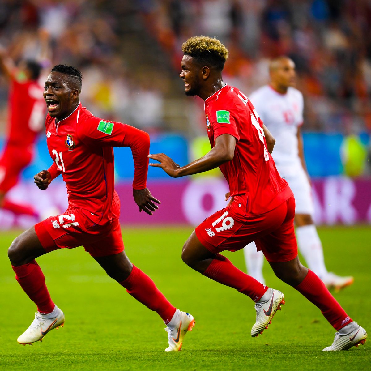 brfootball's tweet image. Panama lead for the first time ever at a #WorldCup! 🇵🇦