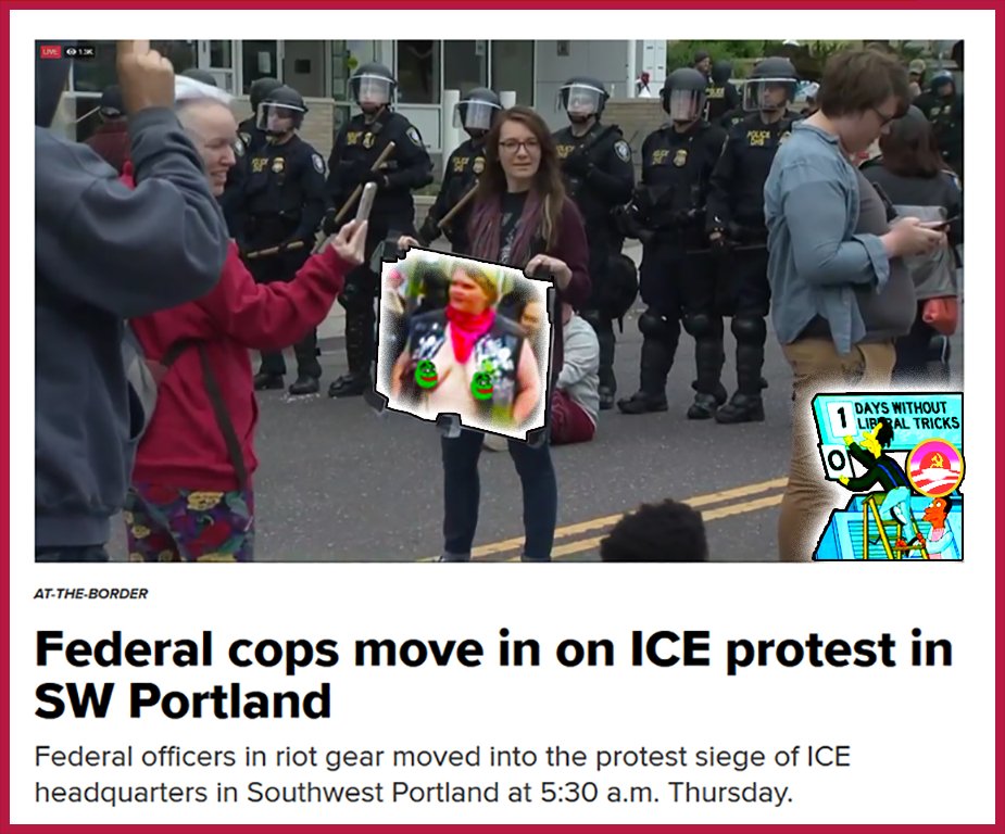 autisticated's tweet photo. #OccupyICE #ICE #Portland #MemeChallenge #0DaysWithoutLiberalTricks https://t.co/mjgbp29SC8