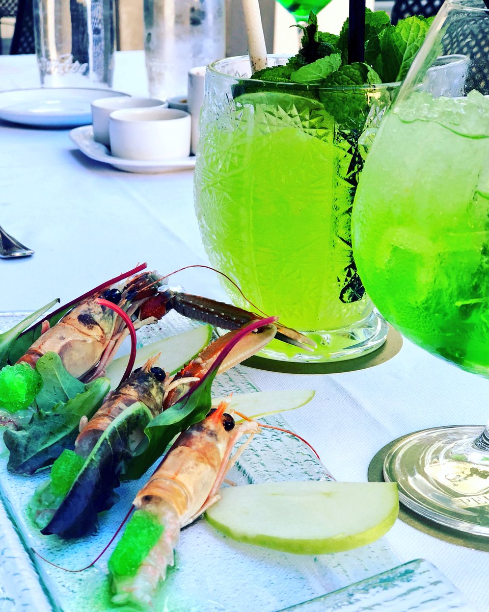 Venetian raw prawns with P31 granita &amp; Cocktails <a href="/CaffePedrocchi/">Caffè Pedrocchi </a> in Padova, Italy 🇮🇹 

#food #wine #prosecco #travel <a href="/P31Spritz/">P31</a>