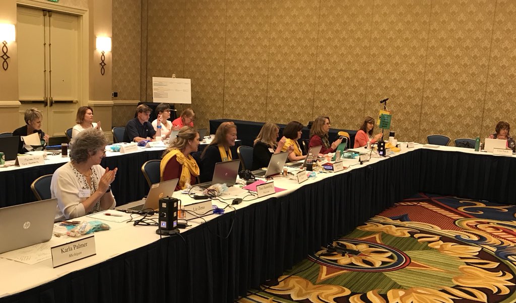 Lkern12's tweet photo. NASN Board of Directors, officers and staff working hard to support all @schoolnurses and the 55 million + students served. Keeping kids healthy, safe and ready to learn. #NASN2018 #NASNBOD2018 https://t.co/TmtaUZGkLA