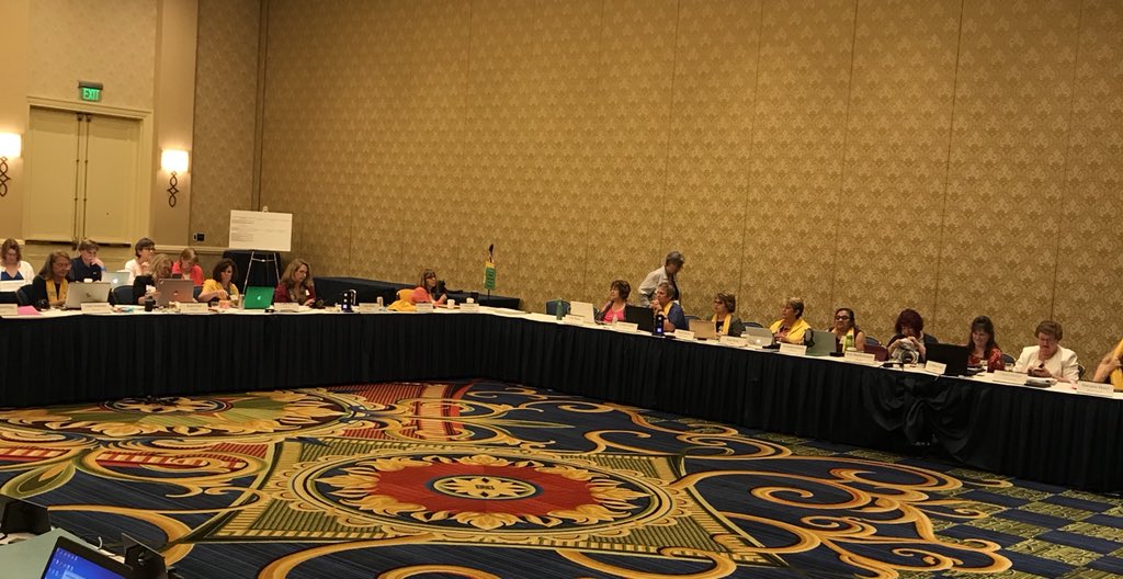 Lkern12's tweet photo. NASN Board of Directors, officers and staff working hard to support all @schoolnurses and the 55 million + students served. Keeping kids healthy, safe and ready to learn. #NASN2018 #NASNBOD2018 https://t.co/TmtaUZGkLA