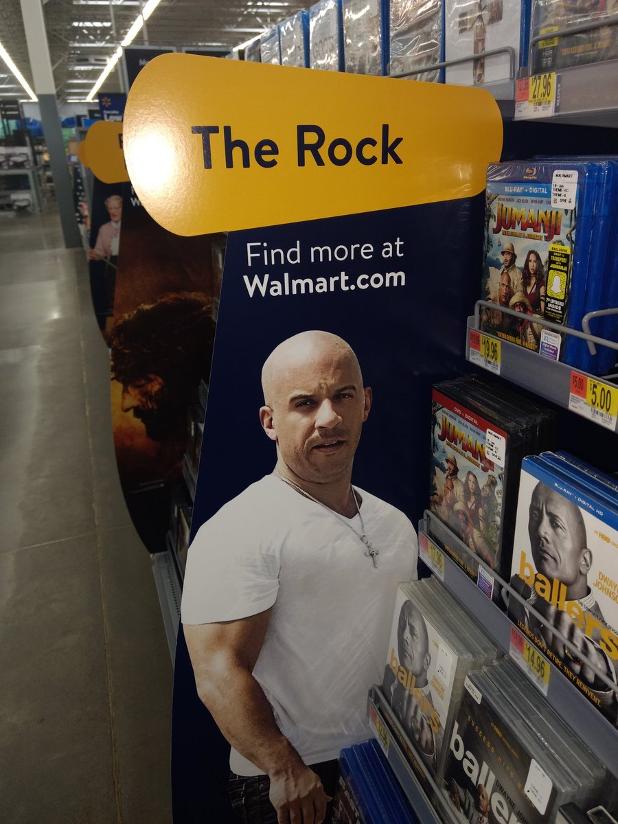 Poopsiegigbutt's tweet photo. @TheRock I can't put my finger on it but you look different.... @vindiesel https://t.co/ER2EKMcILz