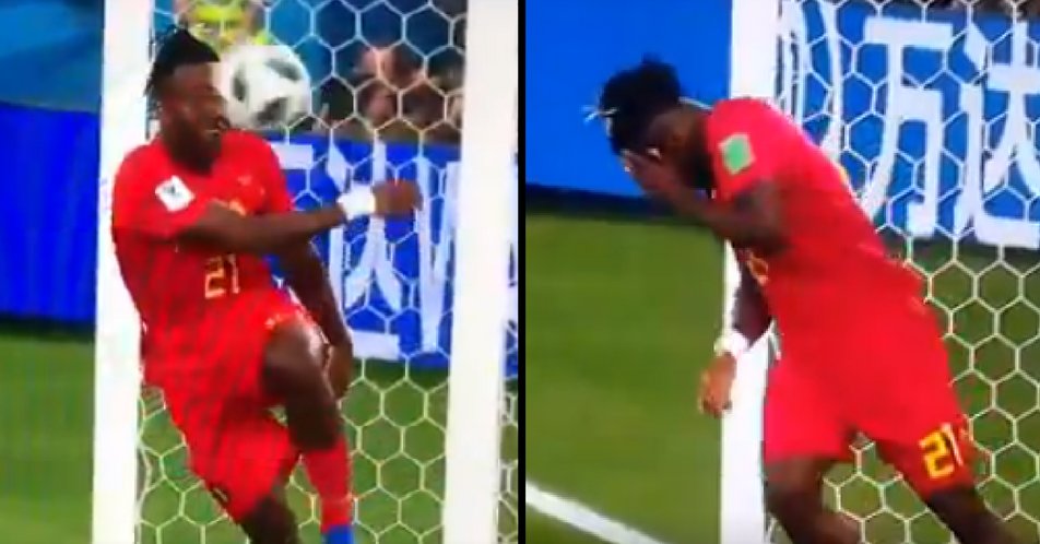 Image result for batshuayi ball hits face