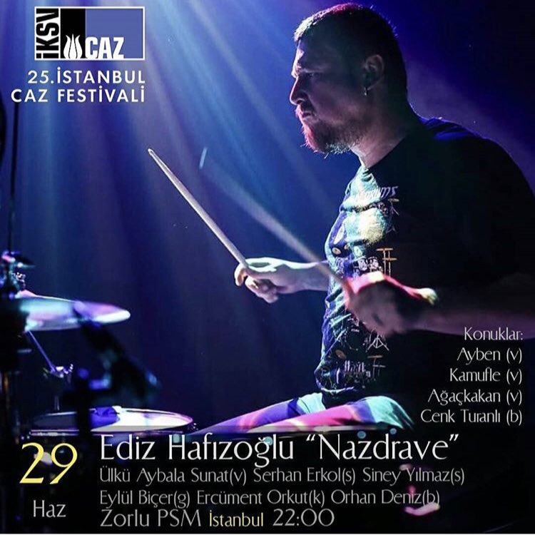 Sezonun son konseri! 

Kapanışı büyük yapıyoruz, gelin birlikte olalım, müziği birlikte çoğaltalım🙏🏻

#edizhafızoğlunazdrave #nazdrave13 #nazdravexrap #istanbulcazfestivali #zorlupsmstudio