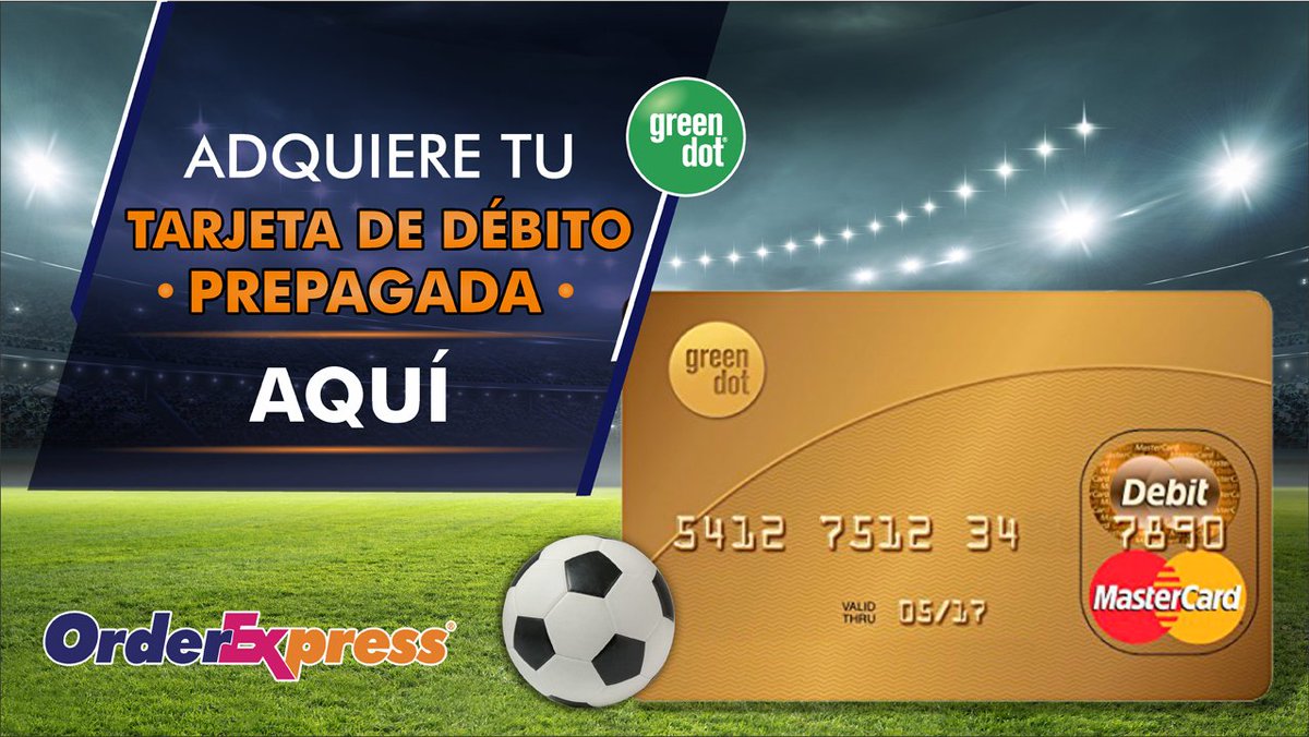 !Adquiere tu tarjeta débito prepagada con nosotros! 
Para más información contáctanos 
#OrderExpress #GreenDot