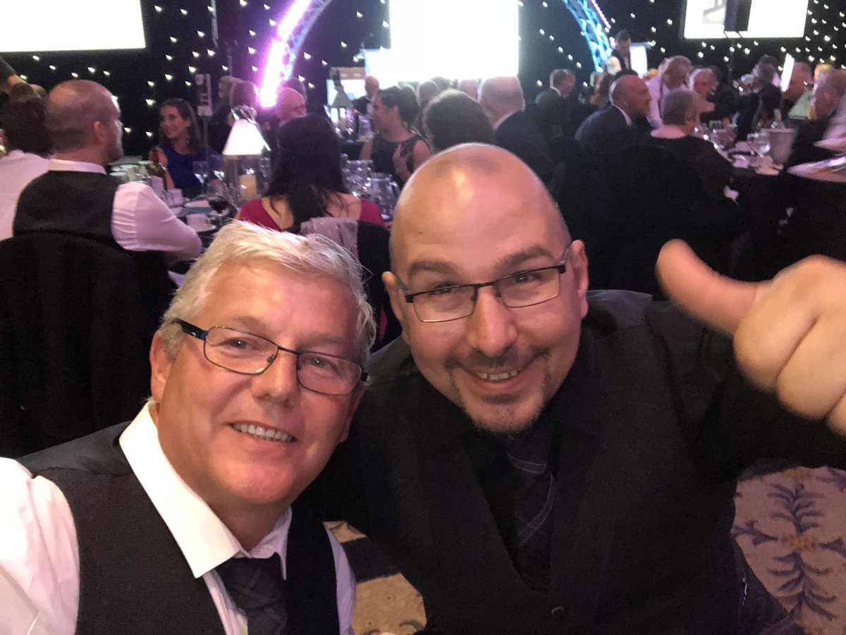 Here at the #heraldheds with @Theo_Tzanidis and UWS gang and big boss @PrincipalUWS Big shout out from Theo Alan and me to @kirstin_ledger