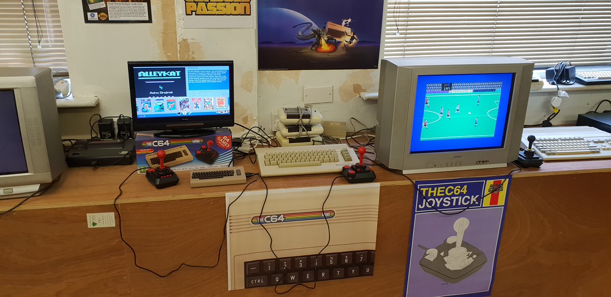 AllGenKent's tweet photo. Thanks to the awesome people @the64computer, #AllGen now have two brilliant C64 Minis making retro gaming more accessible to our younger visitors and our friends who are differently abled.  We're so grateful for your generosity.  #C64 #retro #kindness https://t.co/PC82EOIzc6