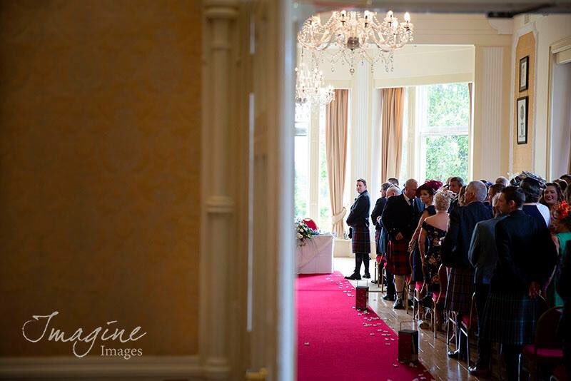 #Groom Andrew patiently awaits the arrival of #Bride Lesley on their wedding day <a href="/AthollPalace/">Atholl Palace Hotel</a> #imagineimagesmemories