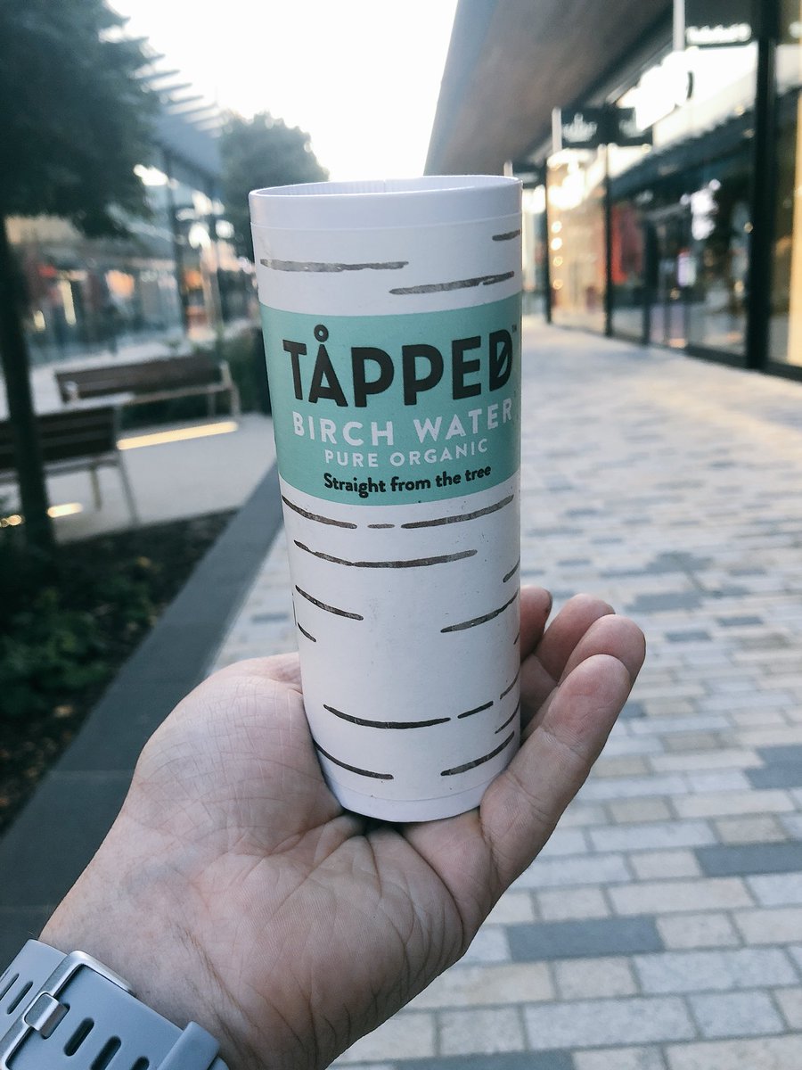 Couldn’t resist trying <a href="/TAPPEDtrees/">TAPPED birch water</a>  definitely not disappointed!