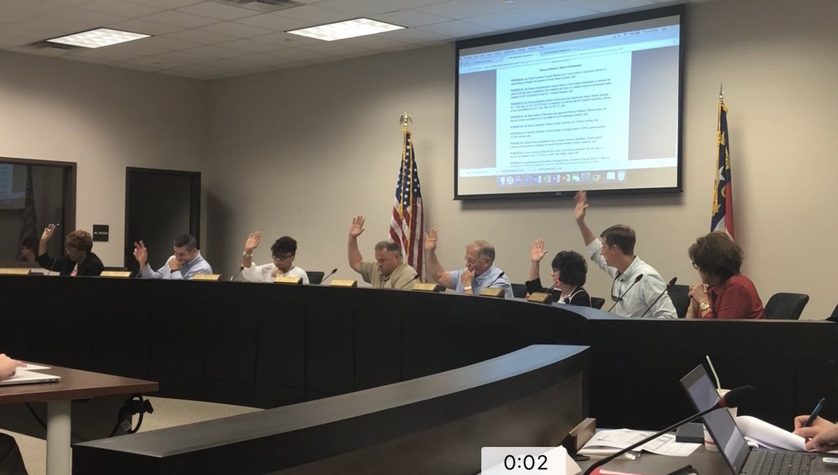 RSSchoolsNC's tweet image. The Rowan-Salisbury Board of Education unanimously approved moving forward with the application to the State Board of Education for RSS to become the first Renewal School System in NC! #rssinspires @lynn_moody