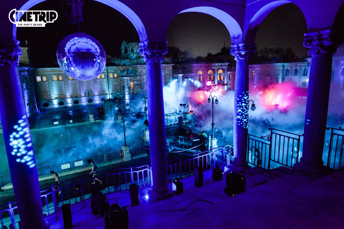 Spartyspartyspa's tweet photo. The glittery center of Cinetrip. #Cinetrip #discobal #ThrowbackThursdays #SpartyBudapest https://t.co/dnH66f5vIn