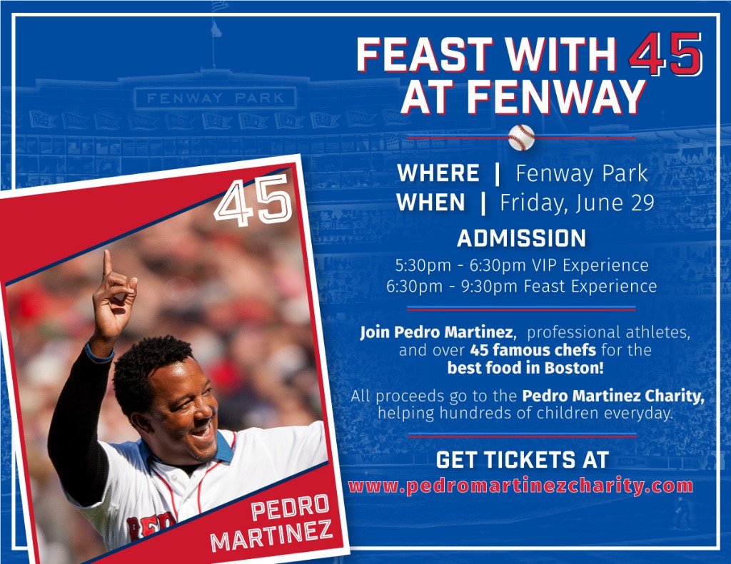 solasboston's tweet image. Our friends at @CityTable are participating in Feast with 45 at Fenway tomorrow night! There will be 45+ chef's tastings, various athletes, a silent auction, and a cash bar. Use code "Feast25" for 25% off your ticket! 
For more info and tickets: bit.ly/2yTTgyw