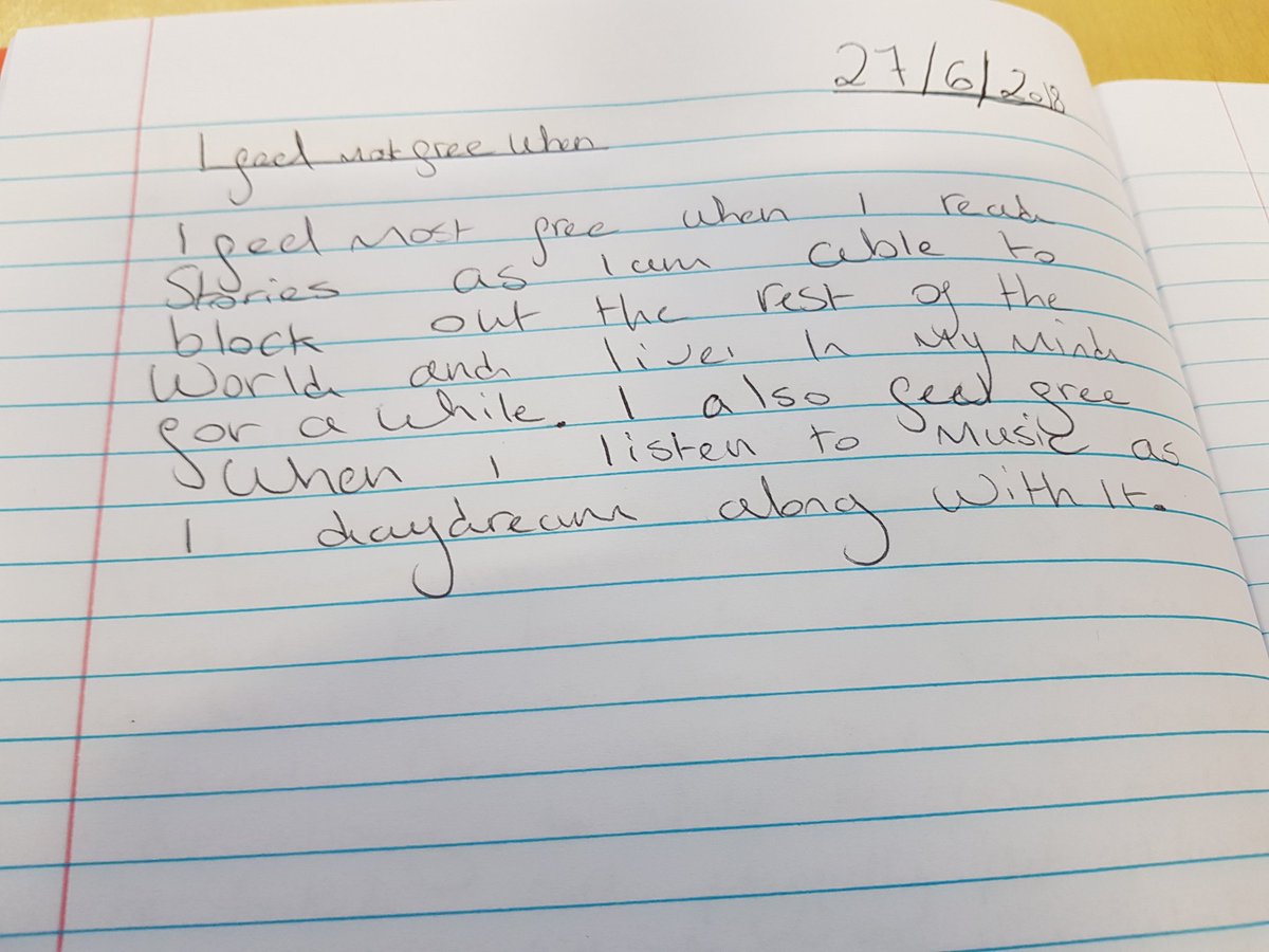 BeaufortLitera1's tweet photo. Creative writing from Miss Barry's Y10 class yesterday #NationalWritingDay #Freewriting @writeday https://t.co/0f3LtE2fgg