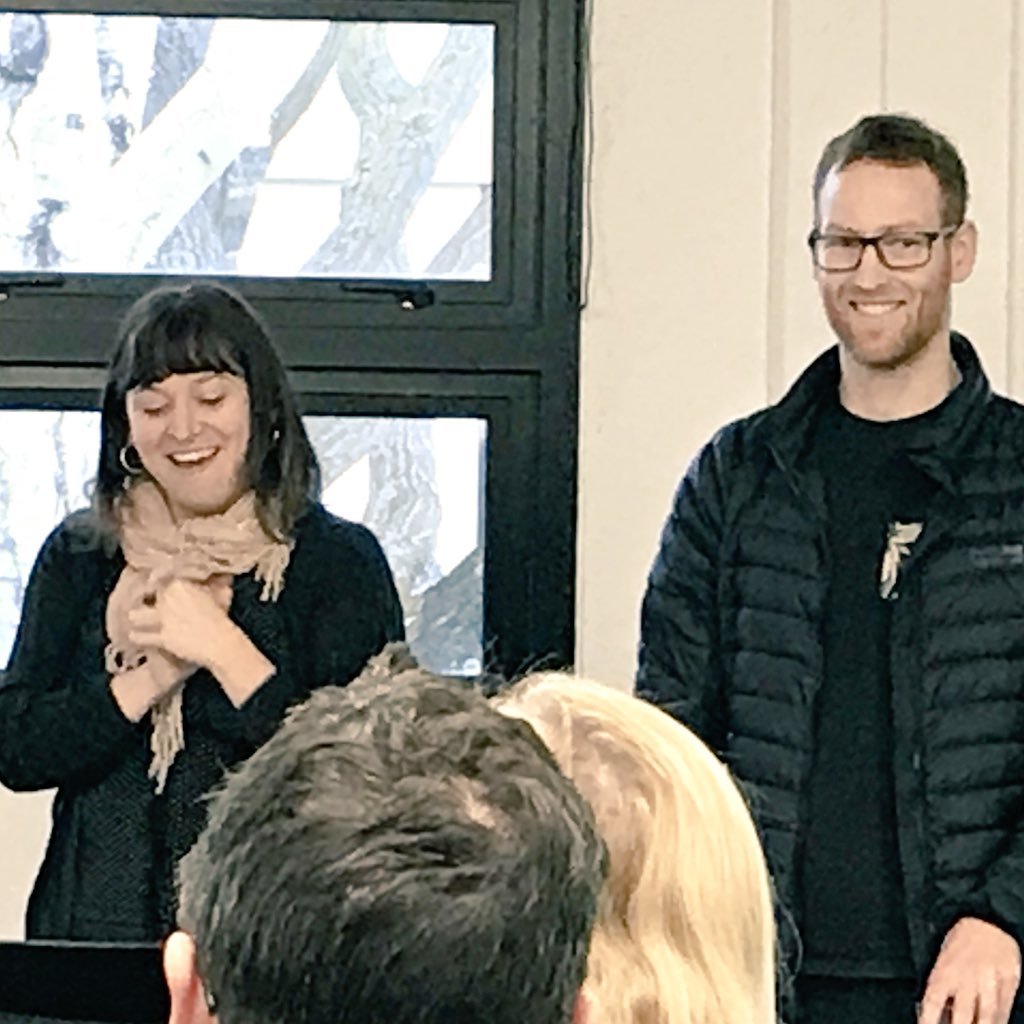 Tastes like kaffir lime with a blue cheese aftertaste, if you were wondering what lemongrass ants taste like! Inspirational talk from Bex &amp; Peter on the commercialisation of insect proteins #lemongrassants <a href="/blincinnovation/">Blinc</a> <a href="/anteater_nz/">Anteater NZ</a> #Sustainability <a href="/callaghannz/">Callaghan Innovation</a>