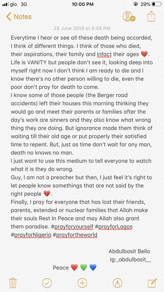 princevado1's tweet photo. @lindaikeji Let’s just be praying for more life https://t.co/ncZrQavkm1