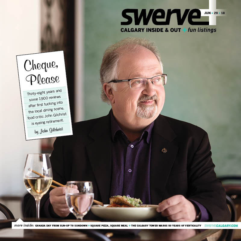 The finest dinner companion a city could have, <a href="/GilchristJohn/">John Gilchrist</a> looks back on his 38 years of being a food critic. If we were reviewing his final Swerve article, we'd call it bittersweet.

calgaryherald.com/life/swerve/ch…